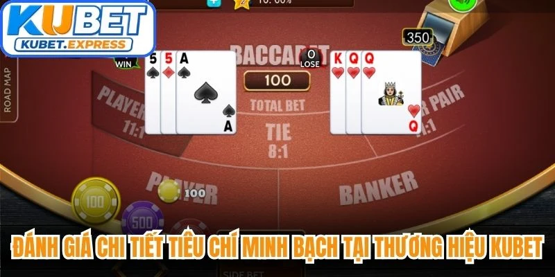 Đánh giá chi tiết tiêu chí minh bạch tại thương hiệu giải trí Kubet